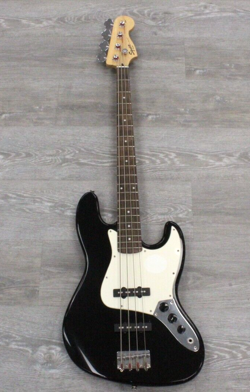 FENDER SQUIER J BASS BLACK ELECTRIC BASS GUITAR