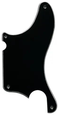 FITS FENDER TELECASTER CABALLO TONO LIGERO GUITAR PICKGUARD,3 PLY BLACK