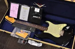 FENDER CUSTOM SHOP 1963 STRATOCASTER JOURNEYMAN RELIC CC HARDWARE AGED BLACK #CZ