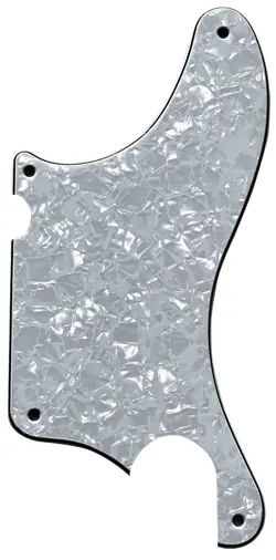 FITS FENDER TELECASTER CABALLO TONO LIGERO GUITAR PICKGUARD,4 PLY WHITE PEARL