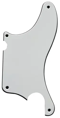 FITS FENDER TELECASTER CABALLO TONO LIGERO GUITAR PICKGUARD,3 PLY WHITE