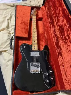 1977 FENDER TELECASTER CUSTOM BLACK