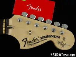 USA FENDER YNGWIE MALMSTEEN STRATOCASTER NECK & TUNERS STRAT SCALLOPED ROSEWOOD