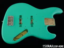FENDER AV II AMERICAN VINTAGE 1966 JAZZ J BASS BODY & HARDWARE 66 SEA FOAM GREEN