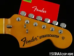 FENDER AV II AMERICAN VINTAGE 1973 STRAT NECK   TUNERS 73 STRATOCASTER MAPLE