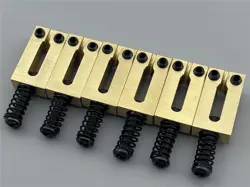 SOLID BRASS BRIDGE SADDLES FOR FENDER STRATOCASTER TELECASTER 2 1/16
