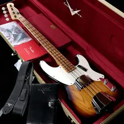 FENDER CUSTOM SHOP 1954 P-BASS JOURNEYMAN RELIC AGED 2TONE SUNBURST S/N:CZ578212