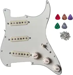 SSS GUITAR PREWIRED LOADED PICKGUARD SINGLE COIL PICKUPS FOR FENDER START GUITAR