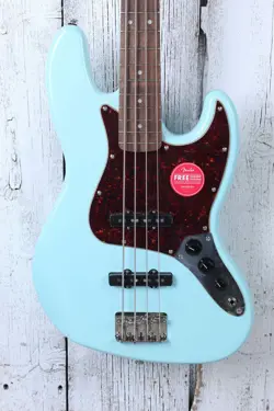 FENDER SQUIER CLASSIC VIBE '60S JAZZ BASS 4 STRING BASS GUITAR DAPHNE BLUE