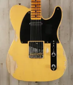 NEW FENDER CUSTOM SHOP LIMITED EDITION 1950 DOUBLE ESQUIRE HEAVY RELIC - FADED