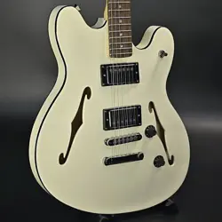 SQUIER BY FENDER AFFINITY SERIES STARCASTER DELUXE LAUREL OLYMPIC WHITE