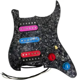 PICKGUARD COLORFUL KNOBS
