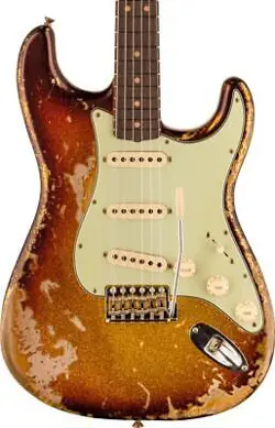 FENDER CUSTOM SHOP 1963 STRATOCASTER SUPER HEAVY RELIC ELECTRIC GUITAR - SUPER