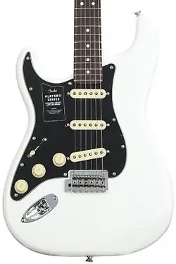 FENDER PLAYER II STRATOCASTER LEFT-HANDED ELECTRIC GUITAR - POLAR WHITE WITH