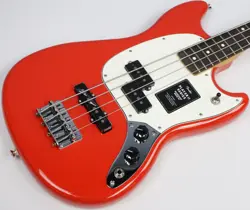 FENDER PLAYER II MUSTANG BASS PJ, CORAL RED