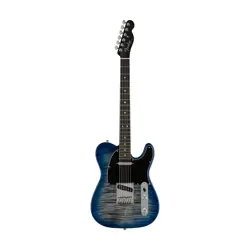 [PREORDER] FENDER AMERICAN ULTRA TELECASTER ELECTRIC GUITAR, EBONY FB, DENIM BUR