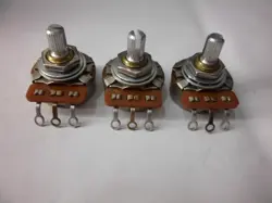 VINTAGE 1972 FENDER STRATOCASTER POT 250K POTENTIOMETERS MATCHED SET