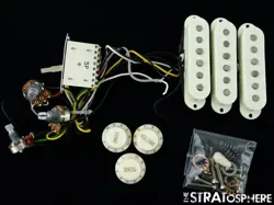 FENDER SQUIER CLASSIC VIBE 70S STRAT PICKUPS POTS KNOBS STRATOCASTER ALNICO!