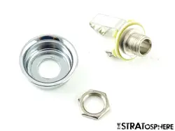 FENDER PLAYER PLUS SERIES TELECASTER TELE OUTPUT JACK GUITAR PARTS CHROME