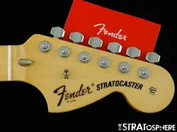 USA FENDER CUSTOM SHOP ROBIN TROWER NOS STRATOCASTER NECK & TUNERS, STRAT MAPLE