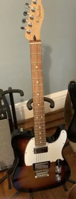 2020 FENDER PLAYER TELECASTER HH DUAL HUMBUCKER 3-COLOR SUNBURST W/PAU FERRO FB