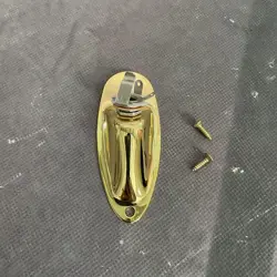 GUITAR LOADED BOAT JACK SOCKET PLATE SCREWS FOR FENDER STRAT PARTS GOLD