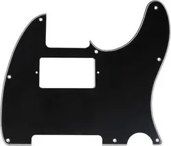 3 PLY BLACK MUSICLILY TL HUMBUCKER PU TELECASTER PICKGUARD FENDER USA/MEXICO STA
