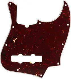 USED FENDER PICKGUARD 10-HOLE CONTEMPORARY JAZZ BASS SHELL