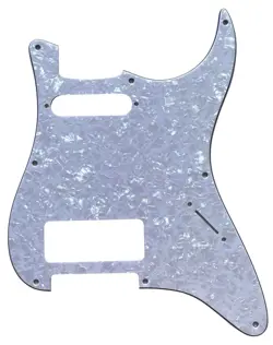 FOR FENDER 8 HOLE STRATOCASTER WITH P90 PICKUP GUITAR PICKGUARD WHITE PEARL