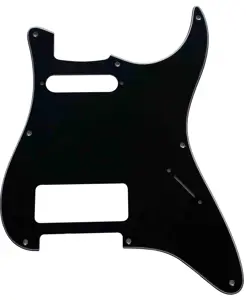FOR FENDER 8 HOLE STRATOCASTER WITH P90 PICKUP GUITAR PICKGUARD 3 PLY BLACK