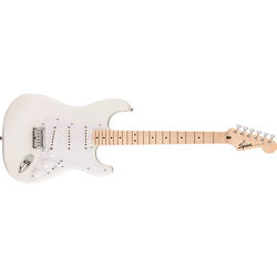 SQUIER SONIC STRATOCASTER HT GUITAR, MAPLE FINGERBOARD, WHITE PICKGUARD, ARCTIC