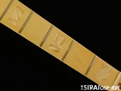 USA FENDER GEDDY LEE JAZZ BASS NECK & TUNERS J MAPLE BLACK BLOCK INLAYS