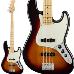 FENDER PLAYER JAZZ BASS, MAPLE FINGERBOARD, 3-COLOR SUNBURST JAZZ BASS