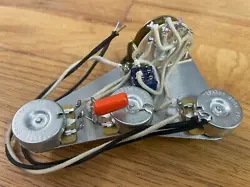 DAVID GILMOUR 7 WAY FENDER STRATOCASTER WIRING 250K CTS POT .022 ORANGE DROP