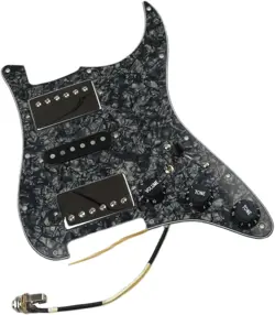 HSH PREWIRED LOADED GUITAR PICKGUARD FOR FENDER STRAT GUITAR PARTS BLUE PEARL