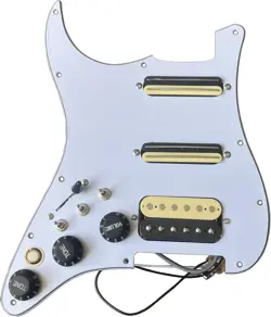 FOR FENDER ST ELECTRIC GUITAR PARTS SSH PREWIRED LOADED LEFT-HANDED PICKGUARD