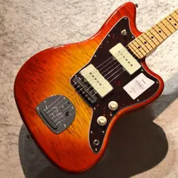FENDER 2024 COLLECTION MADE IN JAPAN HYBRID II JAZZMASTER FLAME SUNSET ORANGE TR