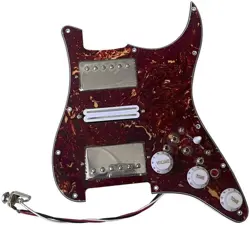 HSH GUITAR PREWIRED LOADED PICKGUARD WITH ALNICO 5 PICKUPS FOR FENDER ST GUITAR