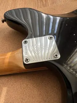 1966  ORIGINAL VINTAGE FENDER JAGUAR ELECTRIC GUITAR - REFIN BLACK