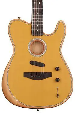 FENDER ACOUSTASONIC PLAYER TELECASTER ACOUSTIC-ELECTRIC GUITAR - BUTTERSCOTCH