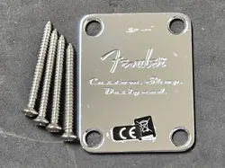 2016 FENDER CUSTOM SHOP DESIGNED NECK PLATE CLASSIC PLAYER STRAT OR TELE GUITAR