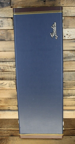 FENDER CLASSIC SERIES WOOD HARD CASE STRAT/TELE, NAVY BLUE  #R7099