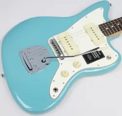 FENDER PLAYER II JAZZMASTER ELECTRIC GUITAR, AQUATONE BLUE