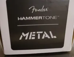 NEW FENDER HAMMERTONE METAL GUITAR EFFECT PEDAL UNUSED IN BOX