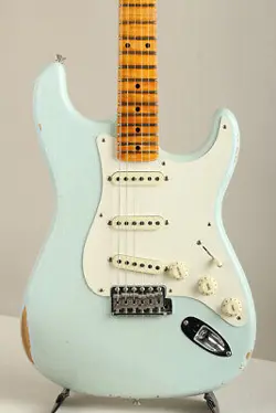 FENDER CUSTOM SHOP LTD 1956 STRATOCASTER AGED SONIC BLUE RELIC 2019 (2019)