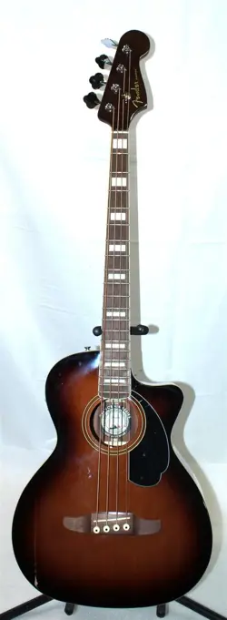 FENDER KINGMAN BASS ACOUSTIC ELECTRIC GUITAR SHADED EDGE BURST WITH BAG