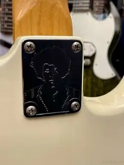 FENDER JIMI HENDRIX TRIBUTE STRATOCASTER -OLYMPIC WHITE- 1997  RARE FIRST YEAR