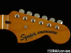 FENDER SQUIER CLASSIC VIBE 70S STRAT NECK   TUNERS, STRATOCASTER GUITAR MAPLE