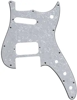 4 PLY WHITE PEARL FOR FENDER DUO-SONIC OFFSET HS STYLE GUITAR PICKGUARD