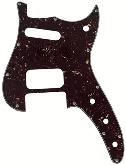 4 PLY BROWN TORTOISE FOR FENDER DUO-SONIC OFFSET HS STYLE GUITAR PICKGUARD
